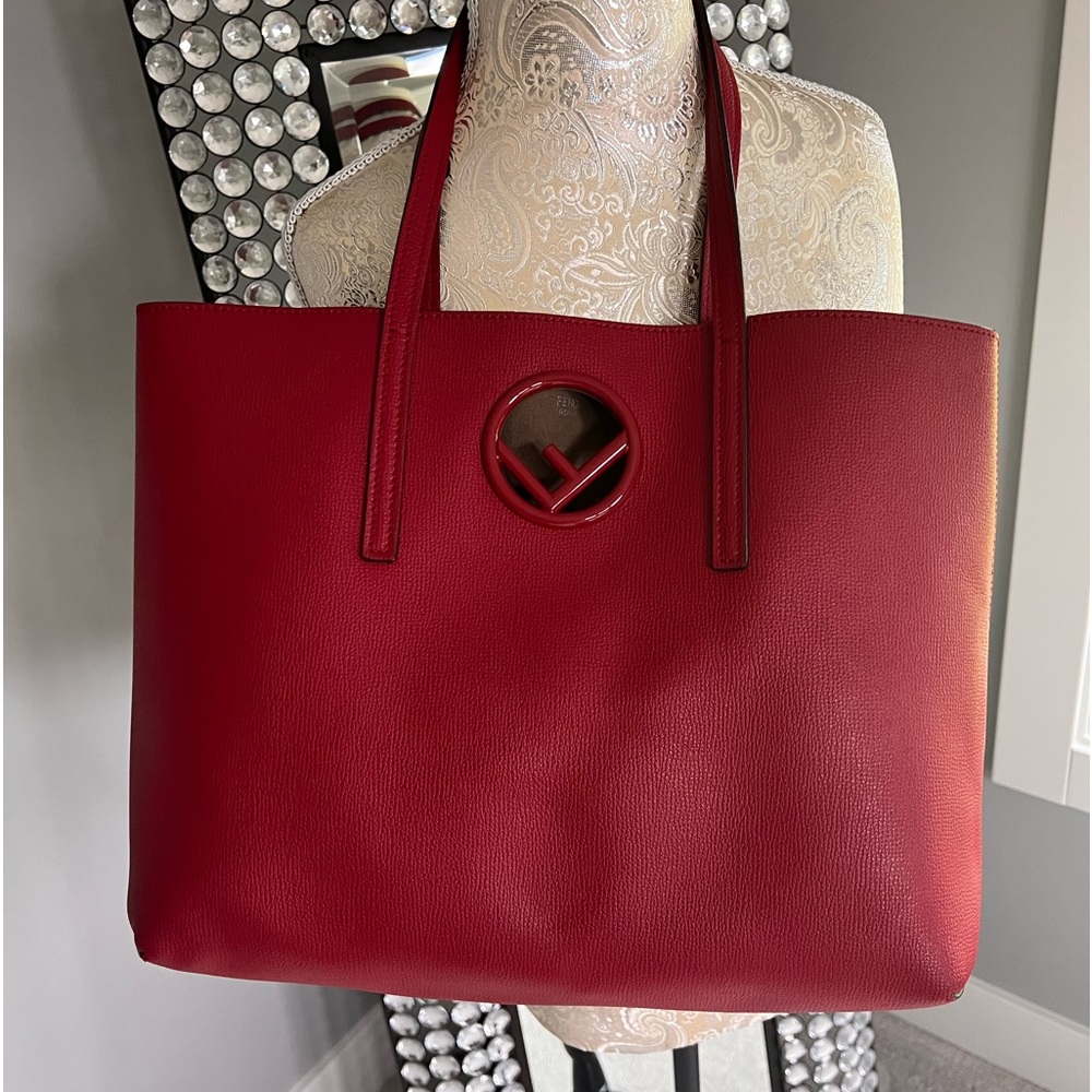 Fendi Logo Shopper Tote